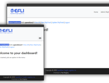 expeditive freight logistics ship track